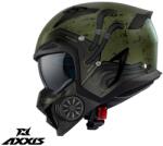 AXXIS Casca Axxis Hunter SV Toxic - Adventure, verde mat, Ochelari soare incluși (4330A12263)