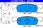 ATE Set placute frana ATE 13.0460-7358.2 (13.0460-7358.2)