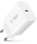 Tech-Protect NC20W hálózati töltő USB-C PD 20W, fehér