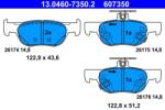 ATE Set placute frana ATE 13.0460-7350.2 (13.0460-7350.2)
