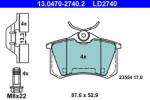 ATE Set placute frana ATE 13.0470-2740.2 (13.0470-2740.2)