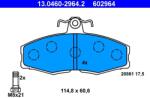 ATE Set placute frana ATE 13.0460-2964.2 (13.0460-2964.2)