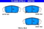 ATE Set placute frana ATE 13.0460-5755.2 (13.0460-5755.2)