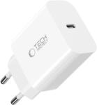 Tech-Protect NC20W incarcator USB-C PD 20W + cablu USB-C / Lightning, alb