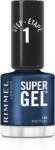 Rimmel Super Gel géles körömlakk UV/LED lámpa használata nélkül árnyalat 104 Nautical 12 ml