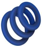 ZOLO Extra Thick Silicone Cock Ring 3 Pk