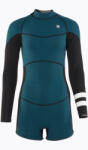 Hurley Advant Shorty Texture 2/2 mm-es női búvárruha fekete/skyblue női búvárruha