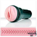 Fleshlight maszturbátor Vibro Pink Lady Touch - realisztikus, vagina formájú, testszínű, vízálló, vibrátoros