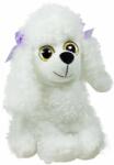 Amek Toys Jucărie de pluș Amek Toys - Poodle cu ochi mari, alb, 26 cm (010233-1)