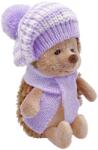 Orange Toys Jucărie de pluș Orange Toys Life - Ariciul pufos, cu beretă violet în dungi, 15 cm (OS001-221/15A)