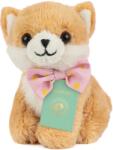 Studio Pets Jucărie de pluș Studio Pets - Câine Pom Pom cu servietă, pașaport și autocolante, 8 cm (6524)