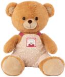 Amek Toys Jucărie de pluș Amek Toys - Ursuleț cu salopetă florală, băiete, 42 cm (73114)