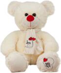 Amek Toys Jucărie de pluș Amek Toys - Ursuleț de pluș cu eșarfă crem, 45 cm (040104-1)