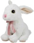 Amek Toys Jucărie de pluș Amek Toys - Iepuraș cu panglică, alb, 25 cm (11030)