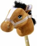 HEUNEC Jucărie de pluș Heunec - Cal pe băț, maro, 75 cm (741775)