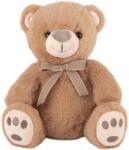 Amek Toys Jucărie de pluș Amek Toys - Ursuleț maro cu panglică, 28 cm (60121)