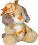 Amek Toys Jucărie de pluș Amek Toys - Câine cu pălărie galbenă, 36 cm (40233)