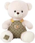 Amek Toys Jucărie de pluș Amek Toys - Băiat urs cu salopetă verde, 40 cm (73118)