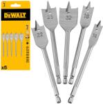 DEWALT lapos fúrószár készlet fához, 5 db-os DT4798 (DT4798)