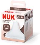Nuk Tetină de silicon, mărimea M, 3+ luni, 2 bucati, Nuk