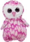 Amek Toys Jucărie de pluș Amek Toys - Bufniță, roz, 15 cm (040625-3)