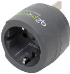 Q2 power Utazóadapter "europe to uk" q2, 7a, 1.200100-th (1.200100-TH)