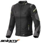 Seventy Degrees Geaca moto Seventy Degrees SD-JR71 - dama, all season, impermeabila, sport, negru/galben fluor (SD2107103)