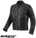 Seventy Degrees Geaca moto piele Seventy Degrees SD-JL4 Legend Classic - barbati, vara, urban/cafe racer, negru (SD2500401)