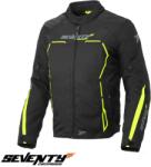 Seventy Degrees Geaca moto Seventy Degrees SD-JR65 - barbati, all season, impermeabila, racing, negru/galben fluor (SD2106503)