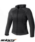 Seventy Degrees Geaca moto Seventy Degrees SD-JC75 - dama, all season, impermeabila, urban/touring, negru (SD2207501)