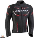 Ixon Geaca moto Ixon Striker AIR WP MS - barbati, vara, impermeabila, roadster/racing, negru/rosu/alb (1001011401059)
