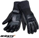 Seventy Degrees Manusi moto piele Seventy Degrees SD-T53 - dama, iarna, impermeabile, touring, negru (SD1305301)