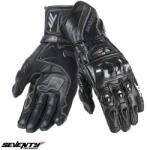 Seventy Degrees Manusi moto piele Seventy Degrees SD-R2K - barbati, vara, racing, negru/gri (SD1103802)