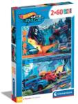 Clementoni Hotwheels 2×60 db-os Supercolor puzzle - Clementoni (24816)