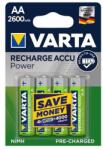 VARTA Akkumulátor ceruza VARTA Recharge Accu Power AA 4x2600 mAh (5716101404) - forpami