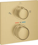  Grohe Allure termosztátos zuhanyvezérlő 2 kimenethez, fejzuhany / kézi zuhany csiszolt Cool Sunrise színben (29181GN2)