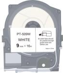 Compatibil Max LM-509W, 9mm x 16m, alb banda compatibila (LM-TP509W)