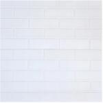 SDEPOT 20 db SDEPOT® tapétalap készlet, 3mm vastag, 70x77 cm, téglamintás, egyszerű, fehér (SET20_TAPET_06_ALB)