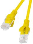 Lanberg PCU5-20CC-0050-Y hálózati kábel Sárga 0, 5 M Cat5e U/UTP (UTP) (PCU5-20CC-0050-Y)