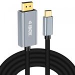 iBOX ITVCDP4K video átalakító kábel 1, 8 M USB C-típus DisplayPort Fekete (ITVCDP4K)