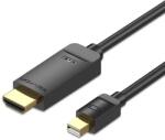 Vention HAHBH video átalakító kábel 2 M Mini DisplayPort HDMI Fekete (HAHBH)