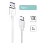 ColorWay USB-A - Type-C adat- és gyostöltő kábel 1m fehér (CW-CBUC019-WH)