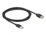 Delock EASY USB 2.0 Type-A -> Type-A kábel 2m fekete (81513) (81513)