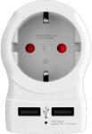 SKROSS USB csatlakozós, USA szabványos utazó adapter (PA29USB)