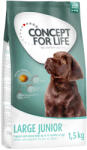 Concept for Life 1, 5kg Concept for Life Large Junior száraz kutyatáp 20% kedvezménnnyel
