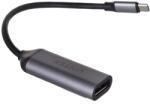 Unitek V1415A video átalakító kábel 0, 15 M USB C-típus DisplayPort Szürke (V1415A)