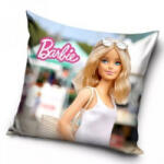 Carbotex Barbie: Stílusos párnahuzat, poliészter - 40 x 40 cm (BARB224009-VEL-PO) (BARB224009-VEL-PO)