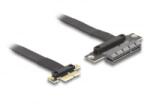 Delock PCI Express 3.0 riser kártya x1 apa x4-es bővítőhelyre 30cm (81495)