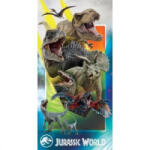 Halantex Jurassic World: Dinoszauruszok fürdőlepedő 70 x 140 cm (JW-9123T) - aqua