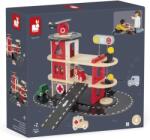 Janod Set de joacă din lemn Small Foot - Stație de pompieri (J04639)
